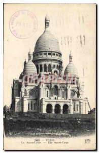 Old Postcard Paris Sacre Coeur