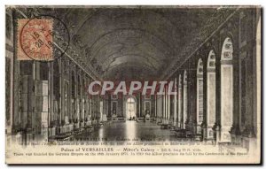 Old Postcard Palace Of Versailles Hall of Mirrors