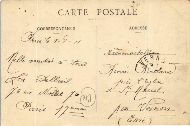 CPA AK PARIS 17e Rue Legendre (379430)