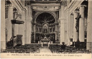 CPA Bourg la Reine Interieur de l'Eglise St Gille Grande Chapelle (1314732)