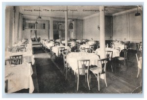 Vintage Reception Room The Canandaigus N.Y. #2 Postcard F86E