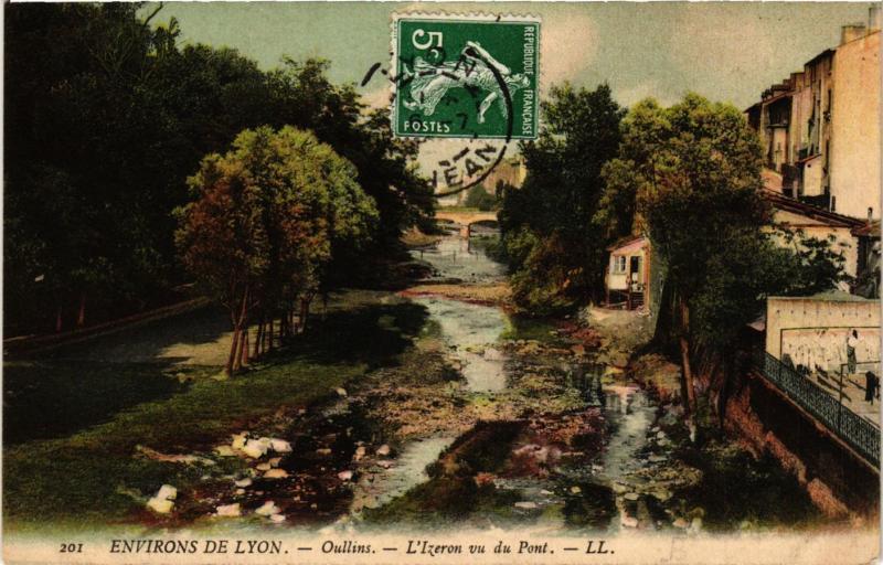 CPA OULLINS - L'Izeron vu du Pont - Env. de LYON (692961)