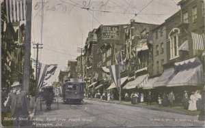 Postcard Market Streets Looking North from Fourth Street Wilmington DE