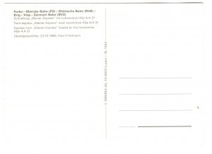 Schnellzug Swiss Express Glacier Railway Train,  Germany