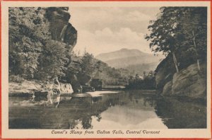 Camel's Hump from Bolton Falls, in Central Vermont - pm 1914 - DB