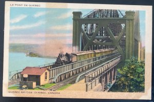 Mint Canada Color Picture Postcard Quebec Bridge View