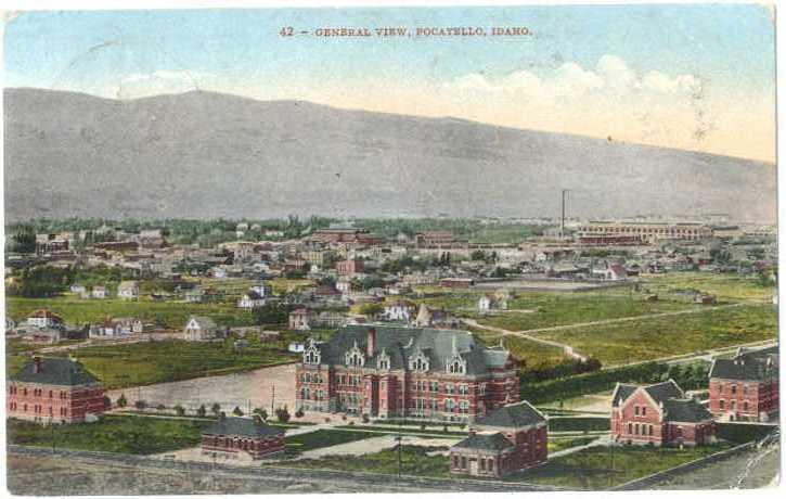 D/B General View of Pocatello Idaho ID 1910