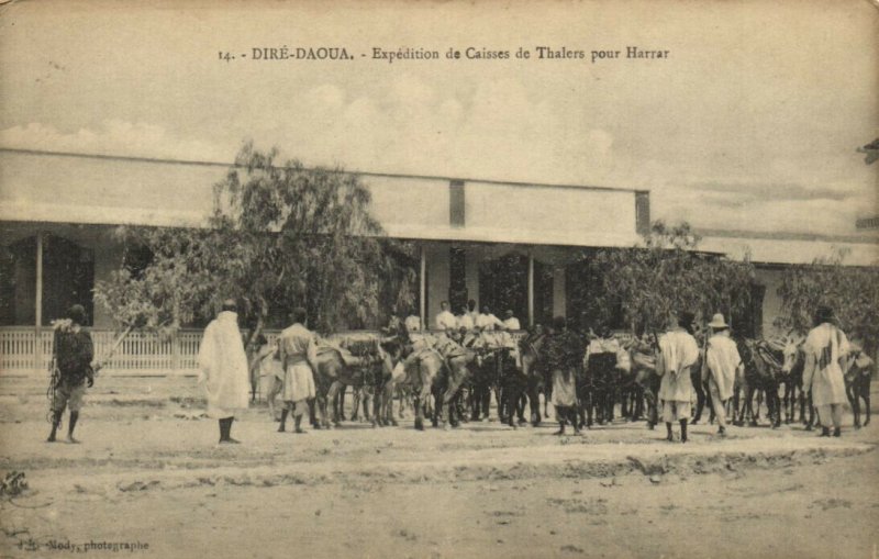 PC ETHIOPIA, DIRÉ-DAOUA, THALERS POUR HARRAR, Vintage Postcard (B41165)