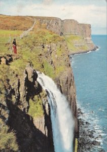 Scotland Isle Of Sky The Kilt Rock Falls