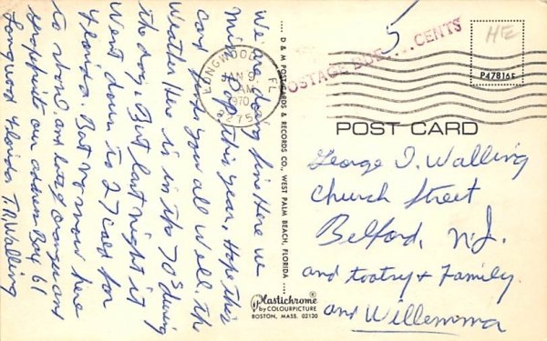 Greetings from Florida, USA  