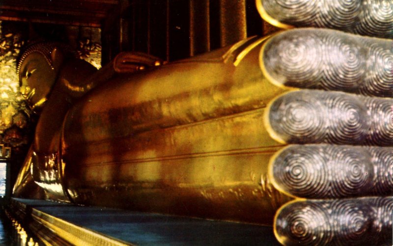 Thailand - Bangkok. Reclining Buddha Temple, Buddha