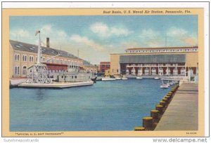 Florida Pensacola Boat Basin At U S Naval Air Station Curteich