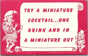 Humour Try A Miniature Cocktail