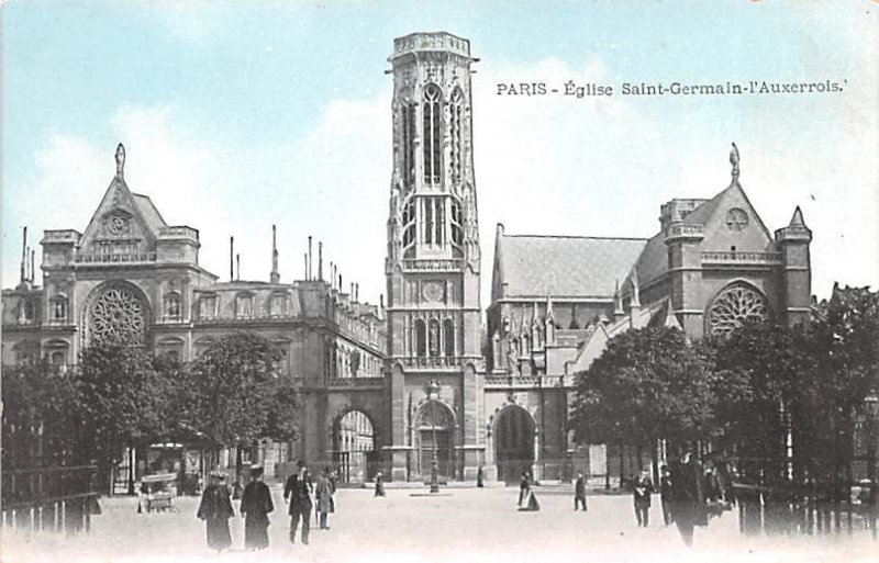 Eglise Saint Germain I'Auxerrois Paris France Unused 