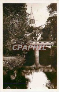 Postcard Modern haguenau 31 bridge over the moder