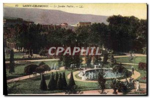 Old Postcard Saint Chamond The Public Kardin