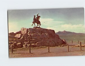 Postcard Buffalo Bill Monument, Cody, Wyoming