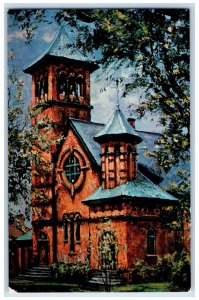 c1950's First Congregational Church of Gloversville New York NY Postcard