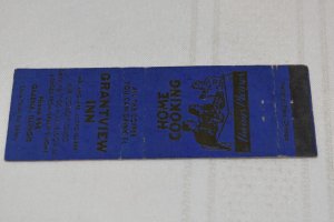 Grantview Inn Galena Illinois 20 Strike Matchbook Cover