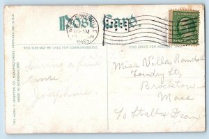 1909 Tower Prospect Hill Horse Carriage Somerville Massachusetts MA Postcard