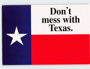 Postcard Don't mess with Texas