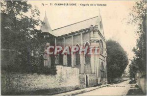 Old Postcard Chalon sur Saone Visitation Chapel