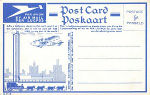 Rand Airport South African Airways'1936 Empire Exhibition Postcard