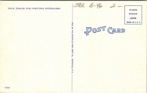 US Post Office Marinsville VA Virginia Linen Postcard VTG UNP Vintage Unused 