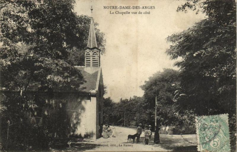 CPA Notre-Dame des Anges - La Chapelle vue de cote (124315)