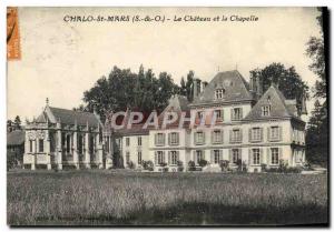 Old Postcard Chalo St Mars and Chateau Chapel