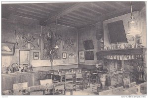 BRUGES, Belgium, 1900-1910s; Interieur D'un Cabaret Llamand