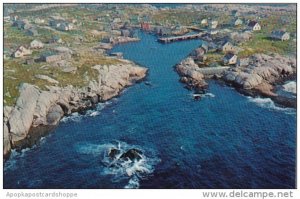 Canada Nova Scotia Air View Of Peggys Cove