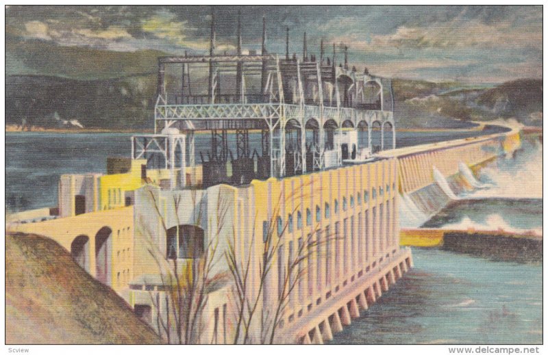 CONOWINGO Hydro-Electric Developement [dam] , Susquehenna River , Pennsylvani...