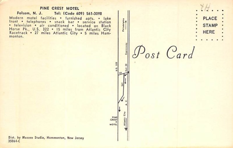 Pine Crest Motel  Folsom NJ 