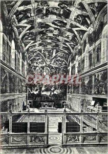 Postcard Modern Citta del Vaticano Sistine Chapel Michelangelo