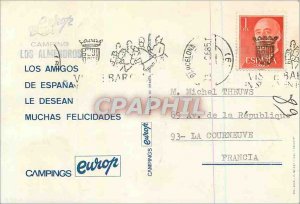 Modern Postcard Los Amigos de Espana on DeSean Muchas Felicidades Camping Europ