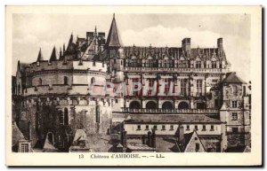 Old Postcard Chateau d & # 39Amboise