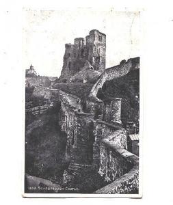Wall and Scarborough Castle, England, Used 1947