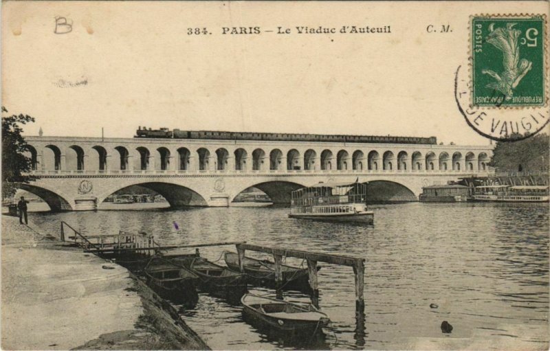 CPA PARIS 16e Viaduc d'Auteuil (37240)