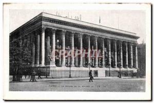 Paris Postcard Old Palace Stock Exchange