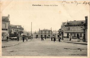 CPA CARENTAN - Avenue de la Gare (245738)