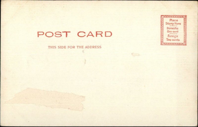 Amherst MA The Barn Agricultural College c1905 Postcard