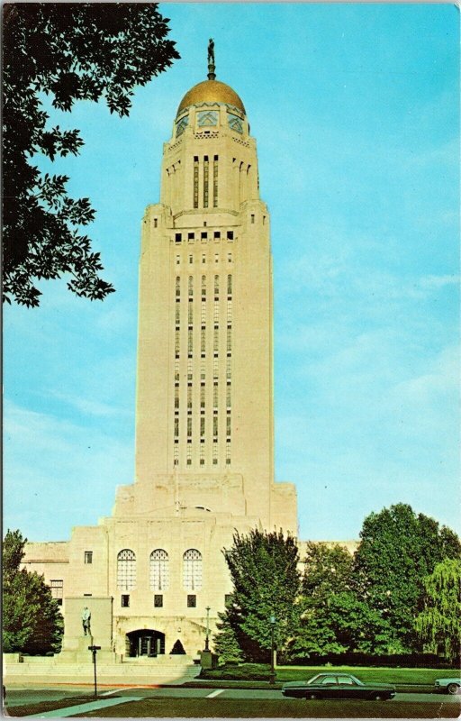 Nebraska State Capitol Lincoln Nebraska NE Postcard VTG UNP Dexter Vintage 