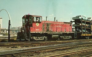 Vintage Postcard Terminal Railroad Association of St. Louis Unit No. 1507 Train