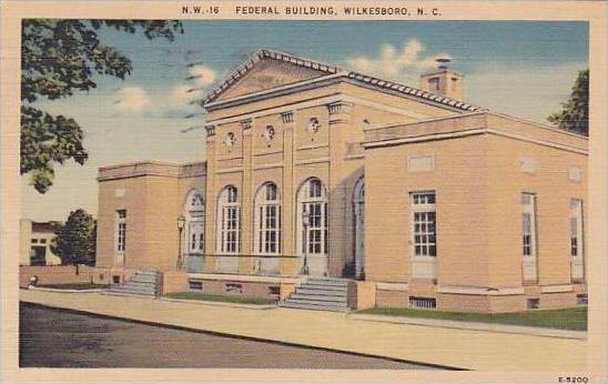 North Carolina Wilkesboro Federal Building 1942