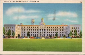 United States Marine Hospital Norfolk VA Postcard PC534