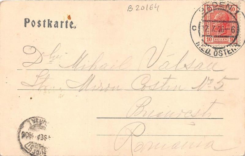 B20164 Baden Bei Wien 1906 austria