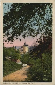 CPA AUBUSSON Chateau du Fot (1143787)