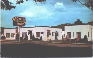 USA Royal Motel Durango Colorado Chrome Postcard 09.24