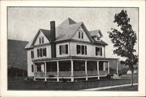 Stamford New York NY Hoagland Cottage Oversized Private Mailing Card c1900